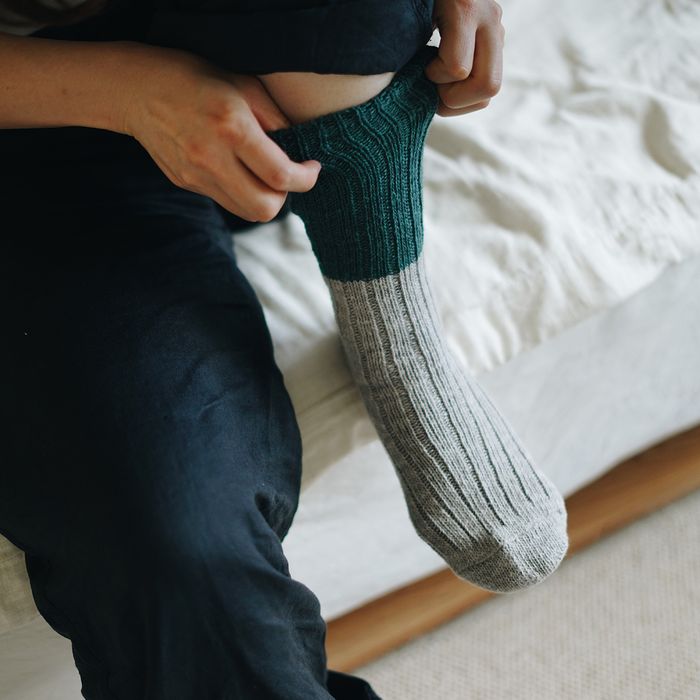 Wool Cotton Slab Socks