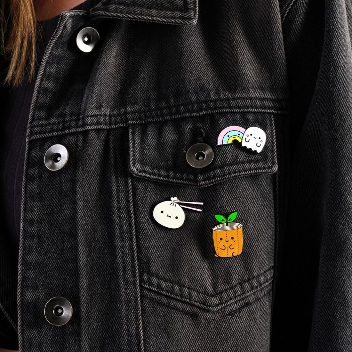 Ricebao Chopsticks Enamel Pin