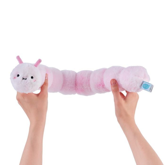 Ricewaggle Pink Caterpillar Plush Toy