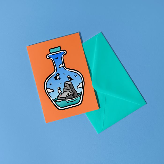 Puffin Greeting Card