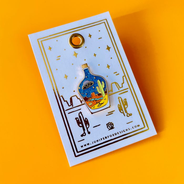 UFO Enamel Pin