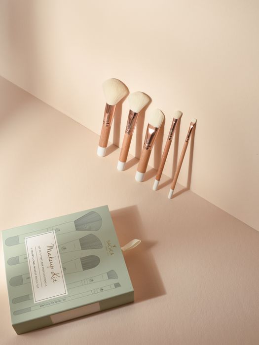 Natural Wood makeup brush Kit