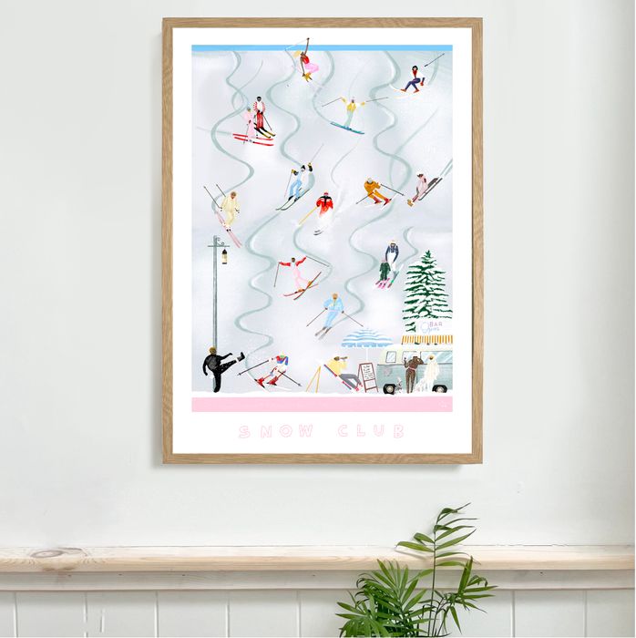 Snow Club Print