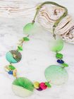 Abstract Green Necklace