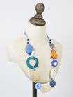 Abstract Blue Necklace