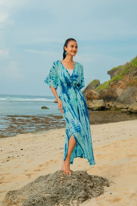 Tie-Dye Maxi Dress