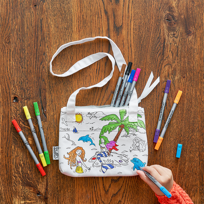 Colour-in Mermaid Crossbody Bag