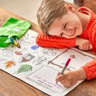 Colour-in Woodland Placemat to Go