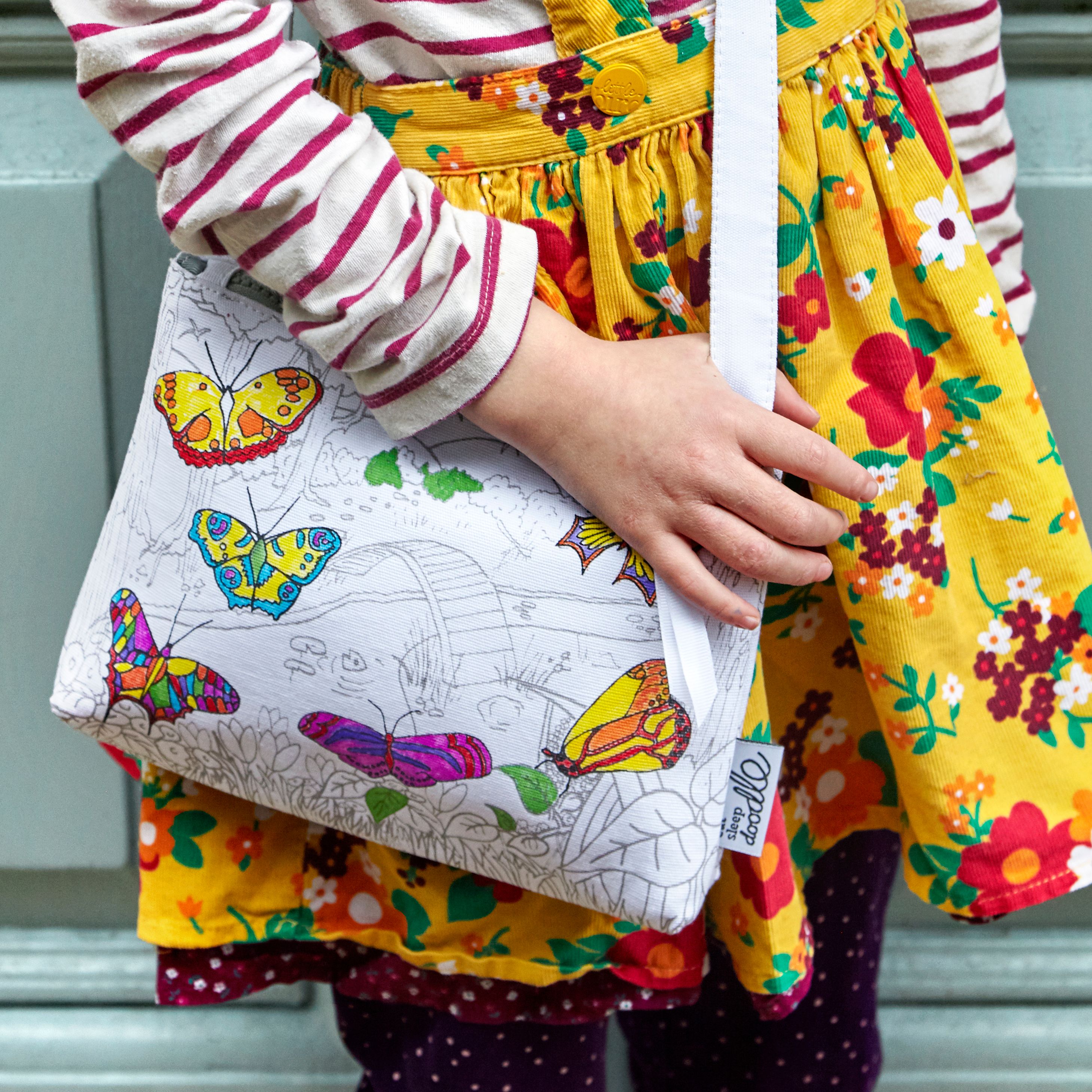 Butterfly Kaleidoscope Crossbody Bag
