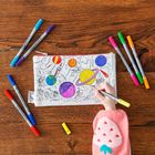 Colour-in Space Explorer Pencil Case