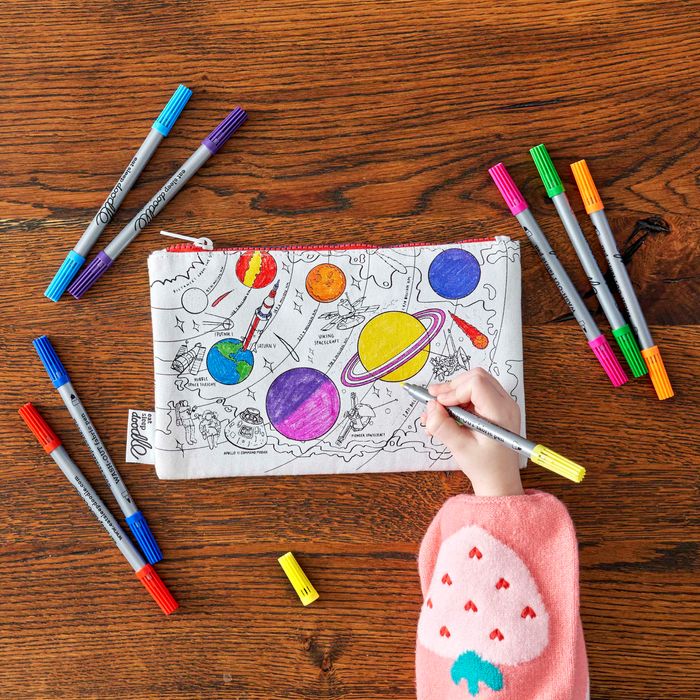 Colour-in Space Explorer Pencil Case