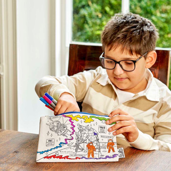 Colour-in Space Explorer Pencil Case