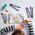 Colour-in Working Wheels Pencil Case