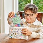 Colour-in World Map Pencil Case