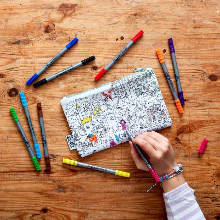 Colour-in Fairytale and Legends Pencil Case