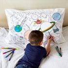 Colour-in Space Explorer Pillowcase