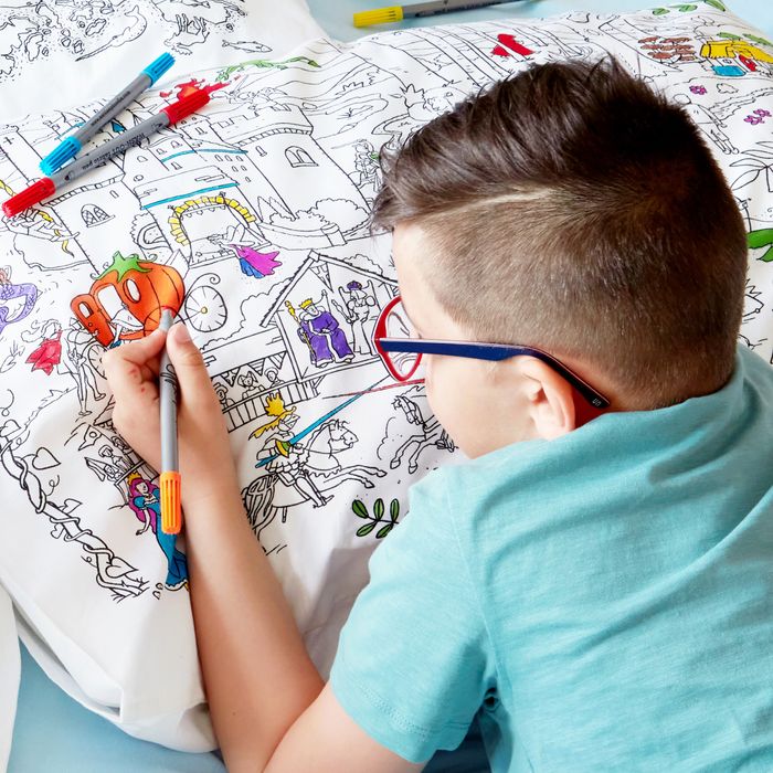 Colour-in Fairytales and Legends Pillowcase