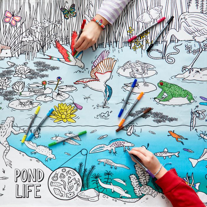 Colour-in Nature & Wildlife Tablecloth