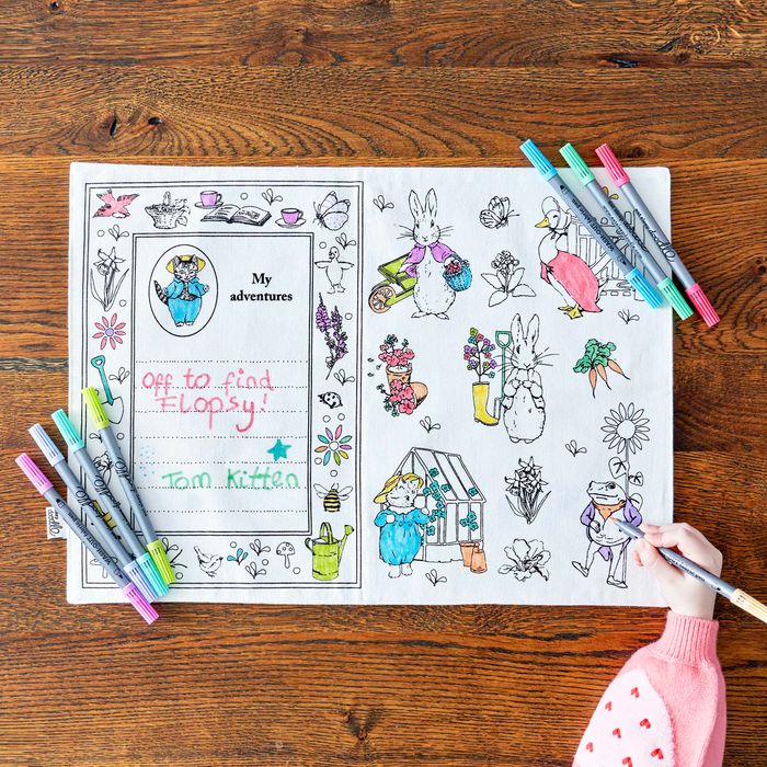 Colour-in Tom Kitten™ Placemat to Go