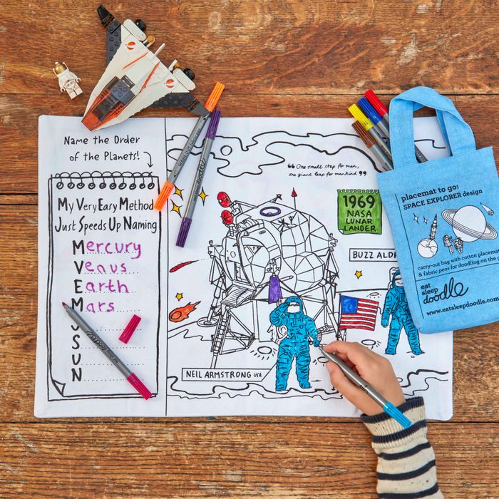Colour-in Space Explorer Placemat to Go
