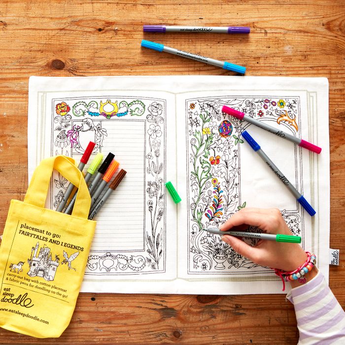 Colour-in Fairytales and Legends Placemat to Go