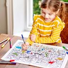 Colour-in Dinosaur Placemat to Go