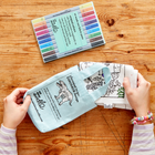 Colour-in Dinosaur Placemat to Go