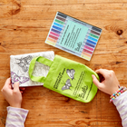 Colour-in Butterfly Placemat to Go