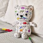 Colour-in Dinosaur Artie Bear