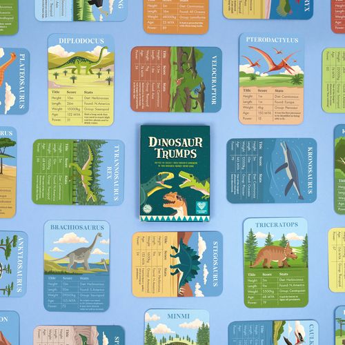 Dinosaur Trumps Card Game