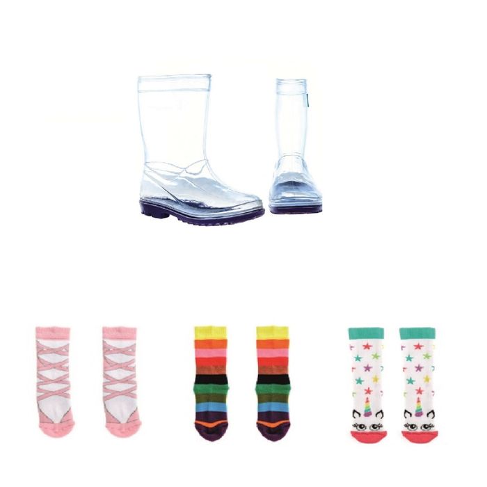 Children's Transparent Wellies