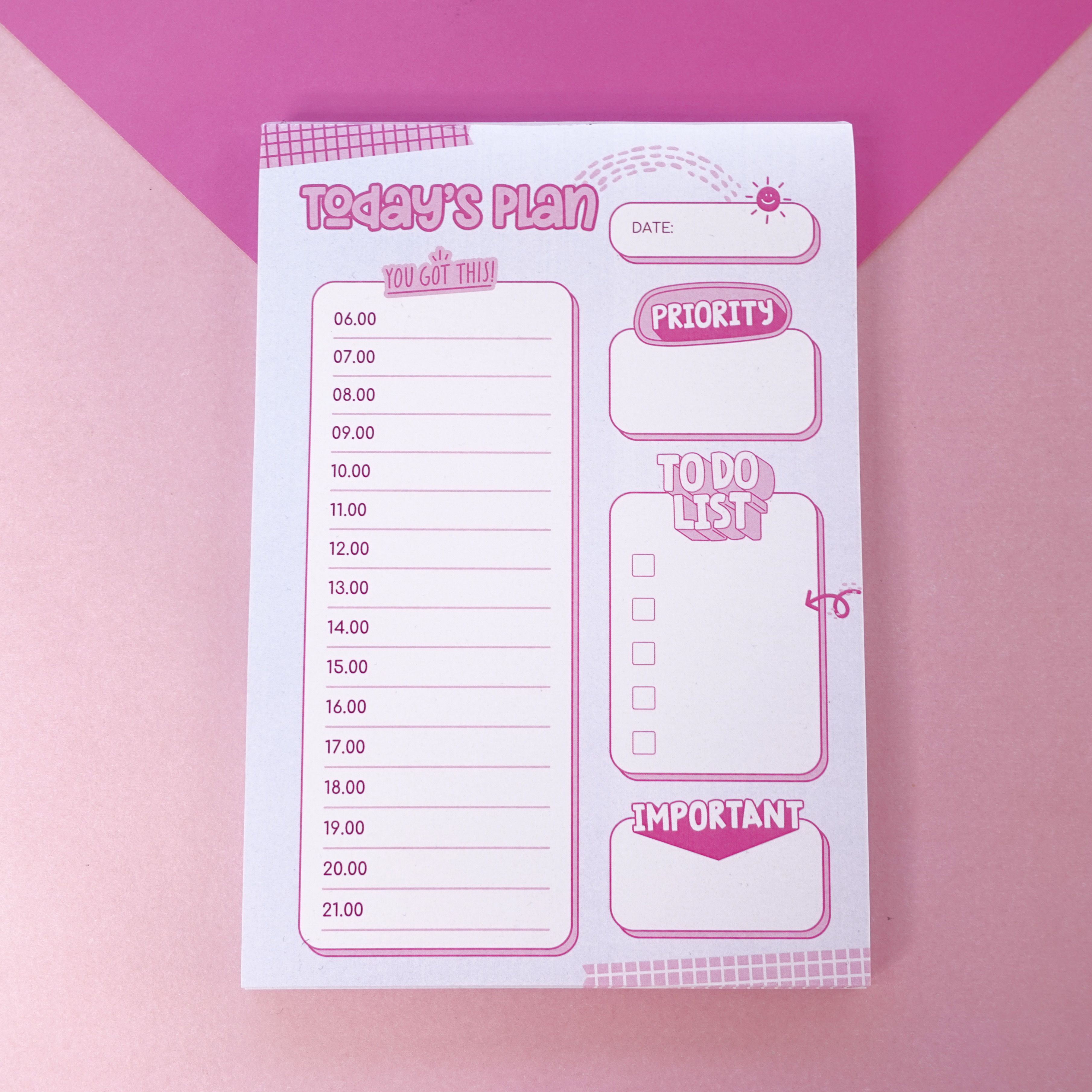 Daily Planner Pad A5