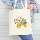 Tote bag - Keep Rolling Retro Roller-skate