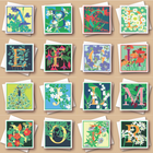 The Plant Alphabet Range of Greetings Cards