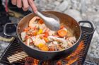 Light stainless steel Dutch oven by Yamatani Industry