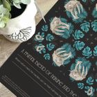 Skulls & Leaves Tiles Art Prints