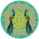 Peacocks and Lemons Placemat (Aqua)