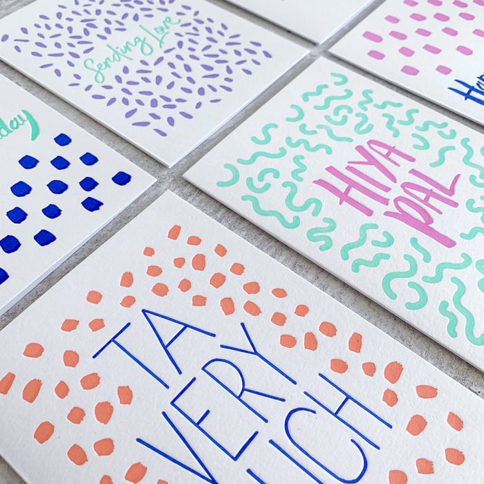 Letterpress Greeting Cards