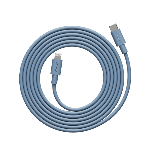 Cable 1 USB-C to Lightning Shark Blue