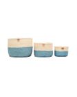 Colour Block Sisal Baskets