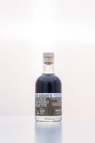 Fat Adam's Double Espresso Martini 20% ABV and Single Espresso Martini 25% ABV