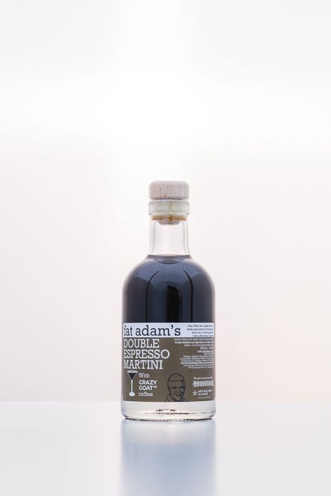 Fat Adam's Double Espresso Martini 20% ABV and Single Espresso Martini 25% ABV
