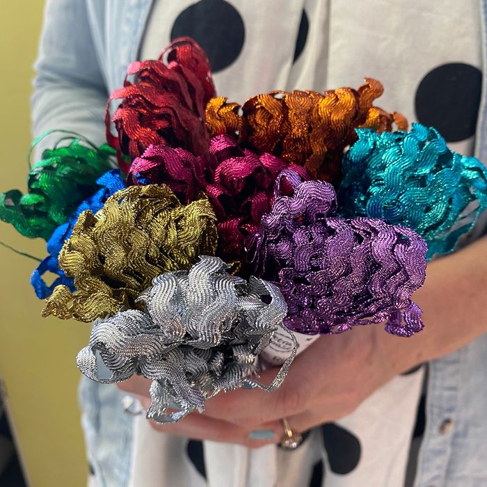 Metallic Ric Rac Ribbons