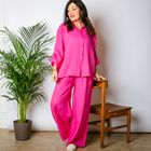 Linen Drawstring Trousers