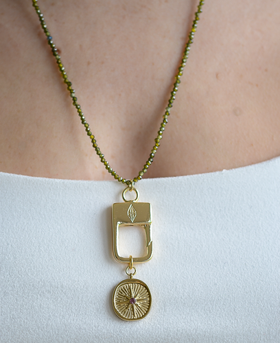 Compass collection charm holder