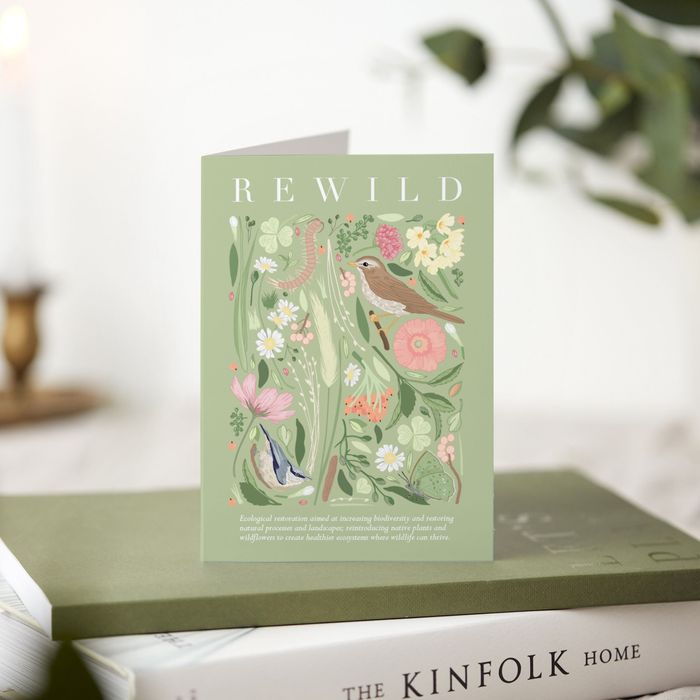 Rewild Spring Greetings Card
