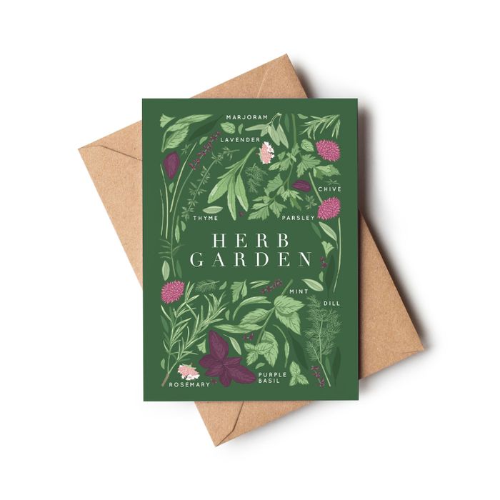 Herb Garden Greetings Card