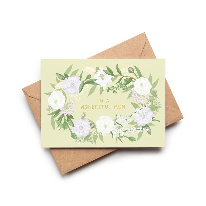 Wonderful Mum Greetings Card