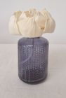 Natural Flower Reed and Vintage Glass Set