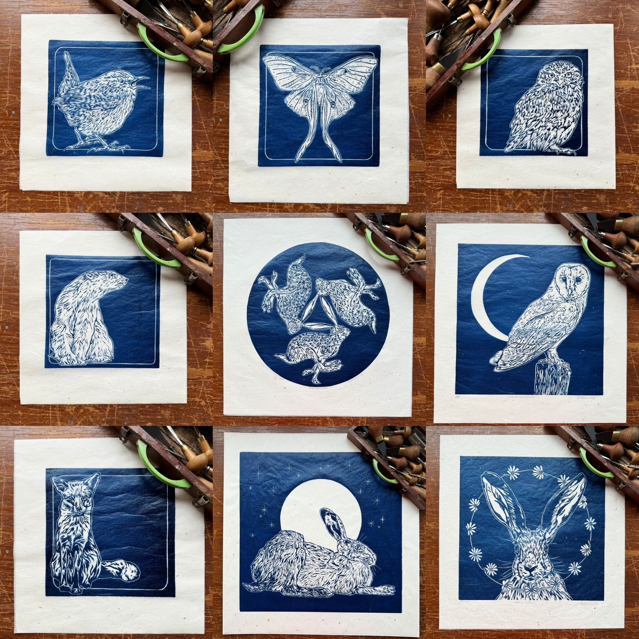 Original Limited Edition Linocuts
